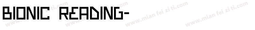 bionic reading字体转换
